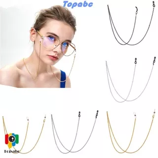 TOP Fashion Eyeglass Lanyard Women Men Glasses Necklace Glasses Chain New Non-slip Reading Glasses Metal Vintage Eye Wear Accessories/Multicolor
