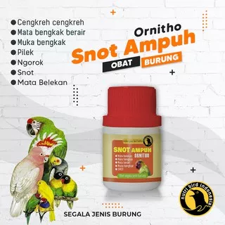 SNOT AMPUH ORNITHO NUTRIBIRD OBAT BURUNG SNOT SAKIT MATA BERLENDIR NAFAS KURUS TIDAK NAFSU MAKAN