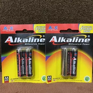 Alkaline AAA size / Batre abc alkaline AA size & AAA size