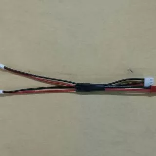 Converter balance charger 2s w Jst power cable to 2 DS losi male 1s for lipo battery
