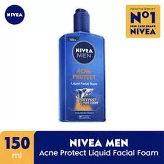 NIVEA MEN ACNE PROTECT LIQUID FACIAL FOAM 150ML