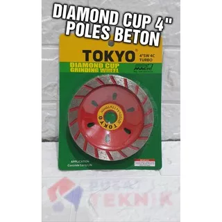 DIAMOND CUP WHEEL DMX TURBO 4 / MATA GERINDA POLES BETON