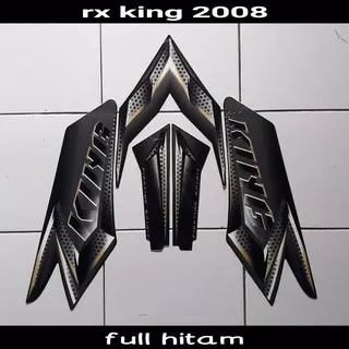 striping sticker lis body yamaha rx king thn 2008 2009 full hitam