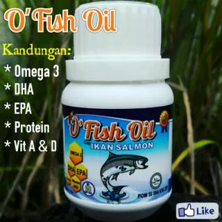 O Fish Oil Minyak Ikan Salmon Penambah Nafsu Makan dan Daya Ingat