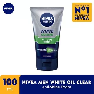 Nivea Men White Oil Clear Anti Shine Foam 100ML