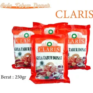 Gula Donat Claris/Gula halus/Gula tabur donat 250gram