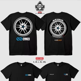 Kaos Baju Velg Enkei RPF1 Kaos Otomotif - Karimake