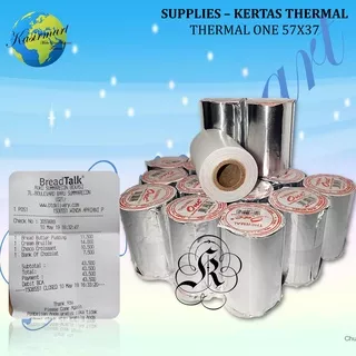 THERMAL ONE KERTAS THERMAL/STRUK/KASIR 58x40/58x37/57x40/57x37 MM HITAM OTANI PRINTER MINI BLUETOOTH