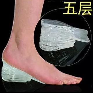 Silikon sol sepatu peninggi badan  lapisan layer tumit