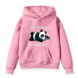 Jaket Sweater Hoodie PANDA Cute Bear 5-13thn Murah