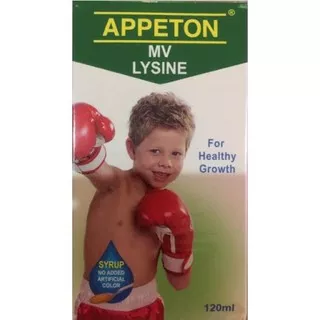 Appeton Lysine Syrup 60ml (Multivitamin Anak)