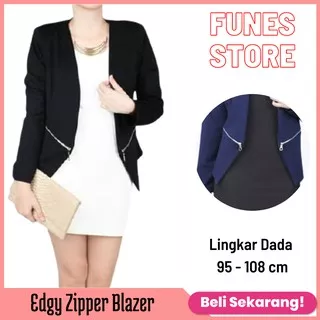 Jas Kerja Bahan Wedges Outer Blazer Basic Scuba F2V7 Jas Wanita Bahan Awet Tebal Jas Kantor Formal Kerah Jas Kantor Wanita Blazer Basic Atasan Kerja Wanita Blazer Wanita Kancing PROMO HJaz Kerja Wanita Blazer Kerja Wanita Kantor Ukuran Jumbo Kerja Wanita