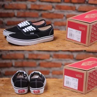 Vans Authentic Basic Black / White ICC / DT ( Premium Quality )