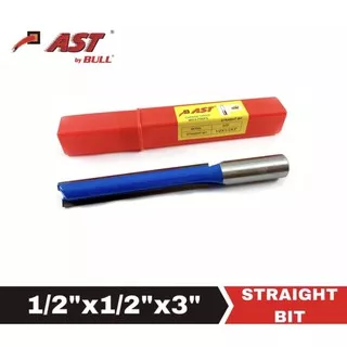 AST Straight bit panjang 1/2x1/2x3   mata profil router 12 mm as 1/2 inch trimmer