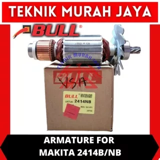 BULL Armature Angker Angkur Cut Off 14 Untuk Makita 2414B 2414NB