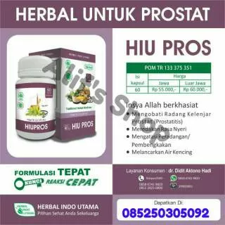 HIU PROS | HIUPROS Obat Herbal Atasi Prostat - HIU (Herbal Indo Utama)