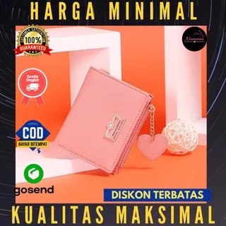 Dompet Wanita Remaja Dewasa Cewek Kecil Lucu Import Impor Batam Polos Terbaru Murah Style Korea Mini