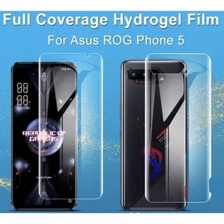 Asus Rog Phone 2 3 5 5s Strix Pro Ultimate Anti Gores Depan Belakang Screen Guard Protector Clear Hydrogel Front Back Bening
