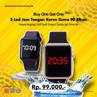 JAM LED TOUCH SCREEN PROMO BELI 1 GRATIS 1 WEEKDAYS SUPRISE ORIGINAL TERmurah