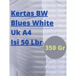 Kertas Karton BW 350gr A4 Isi 50 Lembar / Kertas Blues White/ Kertas Karton / Cocok Cetak Sertifikat