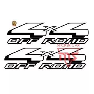 STIKER 4X4 OFF ROAD STICKER MOBIL 4X4 OFFROAD BAK SAMPING