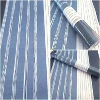 Wallpaper Garis Salur Biru Coklat Background Biru WG20