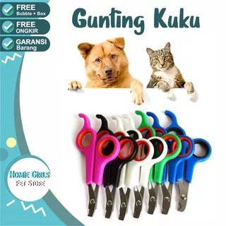 Gunting Kuku Kucing / Pemotong Kuku Kucing / Gunting Kuku Anjing / Potong Kuku Kucing Anjing