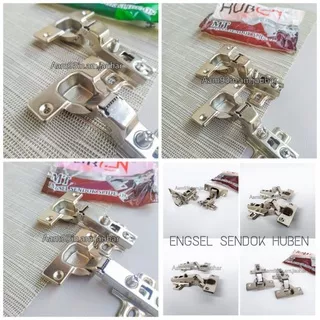 Engsel sendok HUBEN CUP 35 MM standart Full Bungkuk MT-16 Lurus MT-0 SET 1/2 BENGKOK MT-8 lemari kicenset 140 gram