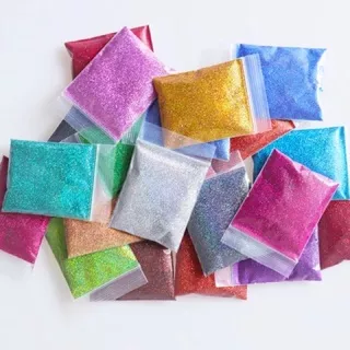 bubuk glitter isi 15 gram - bubuk glitter - bubuk kilap - bubuk kuku