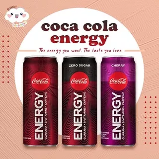 COCA COLA ENERGY / ZERO SUGAR / CHERRY / ORIGINAL / COCA COLA US / COCA COLA 250ML