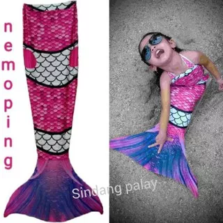 6.6 STOK READY	Terlaris Baju Duyung/Mermaid Anak