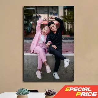 CETAK FOTO BINGKAI SPANRAM UKURAN 16R+ (40cm x 60cm) - PAJANGAN FOTO - CETAK POTO BINGKAI - CETAK FOTO MURAH - CETAK FOTO DAN BINGKAI