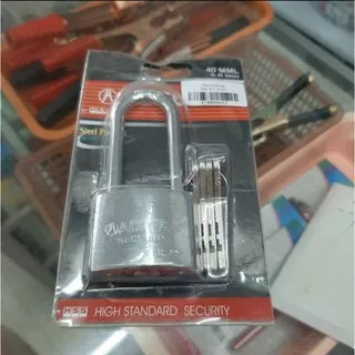 Accura Gembok Putih 40mm Panjang 4 Kunci