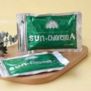 Sun chlorella A asli japan 300 tablets