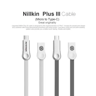 Usb Cable Nillkin Plus III 2in1 (Micro Usb +  Type-C) Sync & Charge for New Android + Android