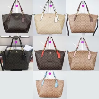 [ORIGINAL 100%] Coach F28989 Signature Small Kelsey/Coach Shoulder Bag/Coach Tas Wanita