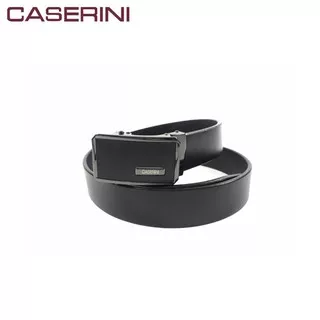 Caserini Men`s Auto Buckle Belt (Ikat Pinggang Pria) CS211207-17 115cm Black