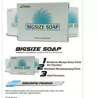 sabun bigsize / bigsize soap / sabun pembesar payudara