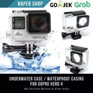 Waterproof Case Underwater Casing Anti Air For Gopro Hero 4 Gopro 4 / Hero 3 / Hero 3+ / Hero 3 Plus