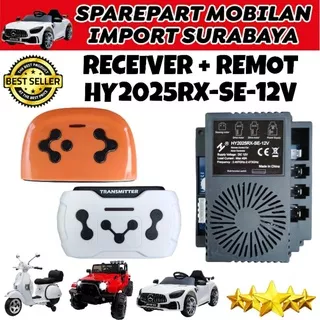 RECEIVER MODUL CONTROLLER HY 2025 RX SE 12V PLIKO UNIKID YUKITA JEEP FORD TOYOTA THUNDRA HY2025RX SE 12V 40 AMPER RECIVER MESIN JR RX WEELYE