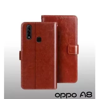 OPPO A31 I OPPO A8 Flip Cover Wallet Leather Case