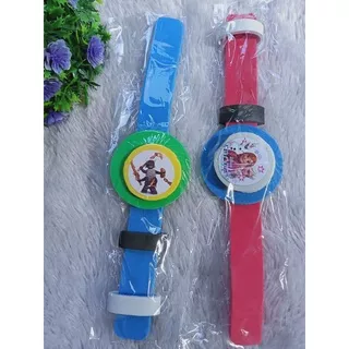 (JAM TANGAN SPON) (HARGA /1PCS) mainan anak/mainan grosir/mainan murah/mainan jadul/mainan AKSESORIS