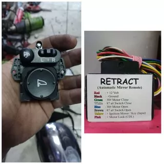 switch retrack dan modul retrack flus kabel untok spion mobil honda brio atau mobilio