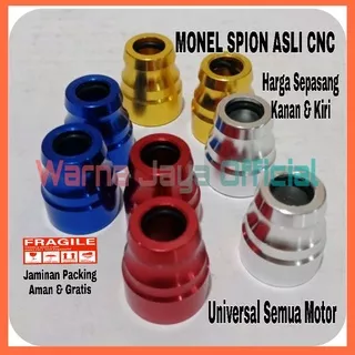 Aksesoris Variasi Monel Spion Full CNC Penutup Baut Spion Universal Motor Pariasi Fariasi Tutup Ring Dudukan Spion Motor Beat Street Pop Scoopy Vario Mio Soul Gt nmax Aerox lexi vega Jupiter Vixion byson Satria fu Revo Absolute win Supra x Fit Megapro Fi