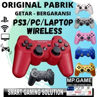 Stick PS3 Stik PS3 Wireless Original Pabrik Merah Packing Dus Coklat