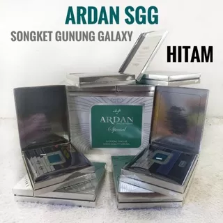 Sarung Ardan Gold SGG Songket Gunung Galaxy Hitam Star