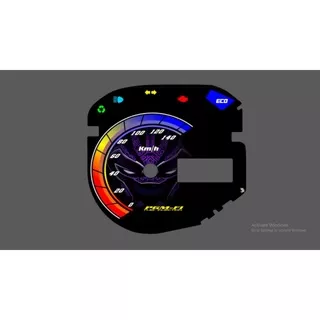 papan speedometer custom beat 2021 panel spido meter custom