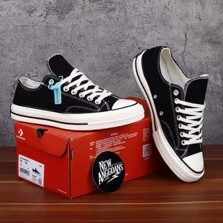 (Bonus Kaos Kaki+Paperbag) Converse CT All Star 1970s 70s 70 Black White Hitam Putih Ox Low BNIB