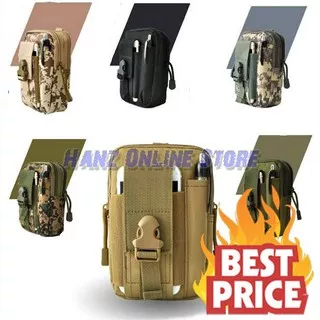 TAS PINGGANG SARUNG HP TACTICAL ARMY - GADGET POUCH ARMY STYLE - MILLITARY OUTDOOR