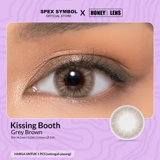 Spex Symbol X Honeyelens Kissing Booth Grey Brown ( 1 PCS / SETENGAH PASANG )